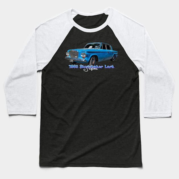 1963 Studebaker Lark Sedan Baseball T-Shirt by Gestalt Imagery